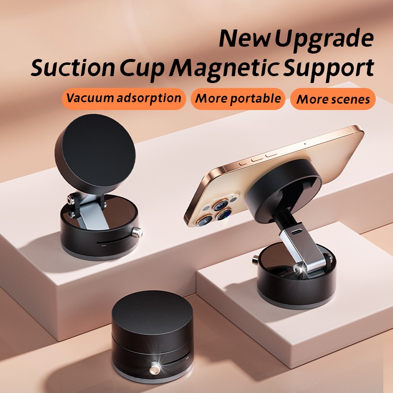 Multi-Scene Magnetic Phone Holder 360° Rotating Stand for Car Desktop, and Travel | Universal Mount for Hands-Free Viewing & Convenient Use