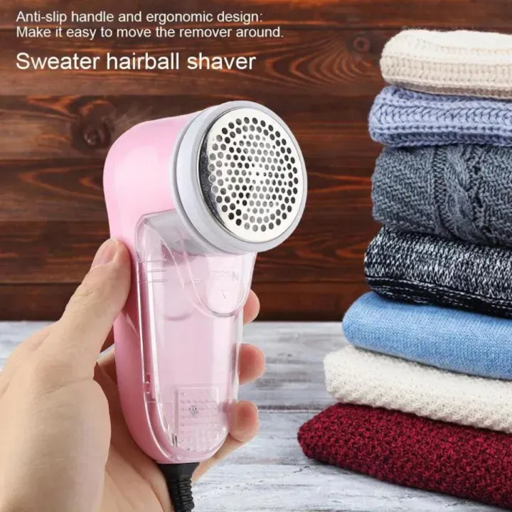 Household Clothes Shaver & Fabric Lint Remover – Portable Electric Fuzz & Fluff Cleaner | Rechargeable Lint Remover Machine for Clothes, Sweaters, Wool & Fabrics | Fabric Shaver for Clothing Care