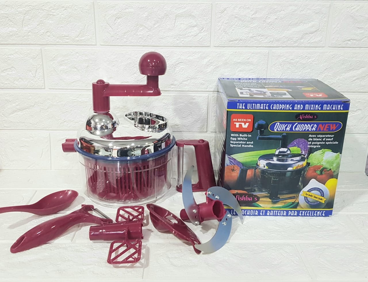 Quick Chopper Vegetable - Onion Chopper - Kachomer salad machine