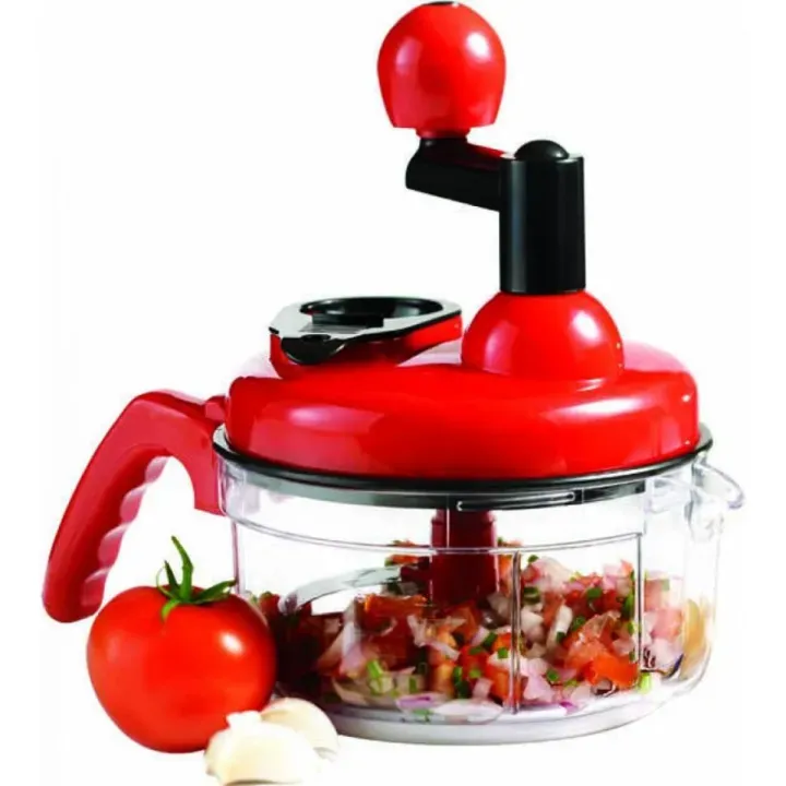 4 IN ONE  Chopper Machine - Handy Chopper with Stainless Steel Blades - Perfect Vegetable and Fruit Chopper - Daily Home Use Product